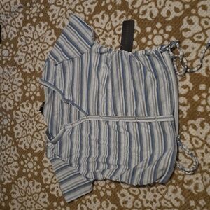 Striped crop t-shirt